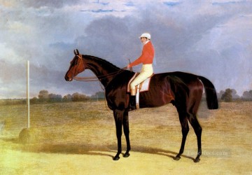 ジョン・フレデリック・ヘリング・シニア Painting - パトリック・コノリー・アップ・ヘリング・シニアのジョン・フレデリック馬とダークベイの競走馬